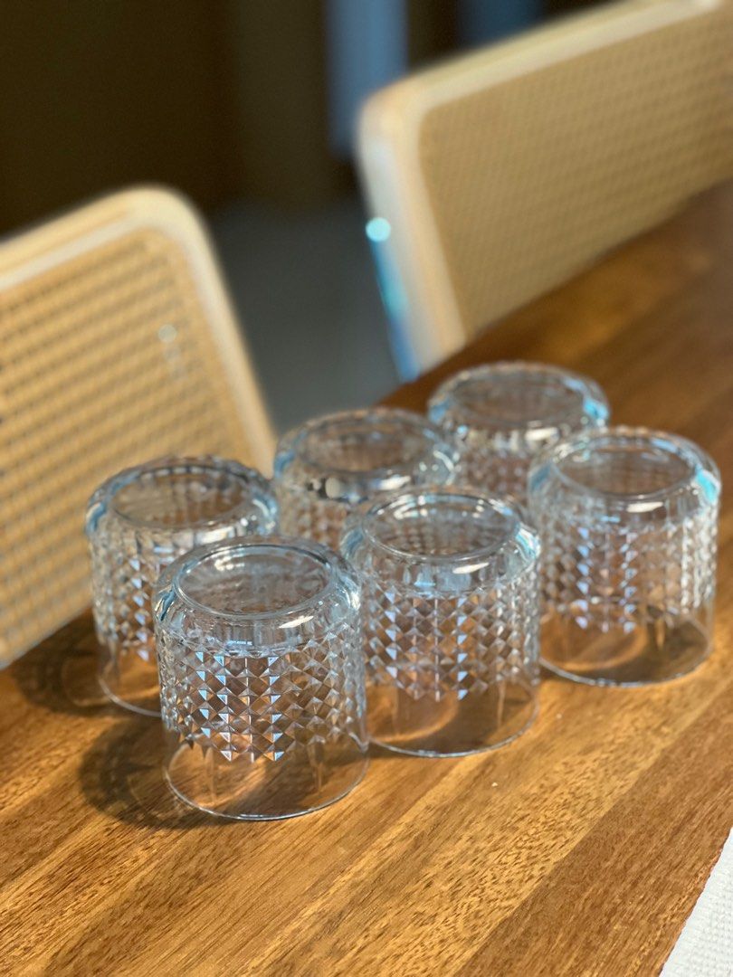 Ikea Frasera whiskey glasses x6, Furniture & Home Living, Kitchenware