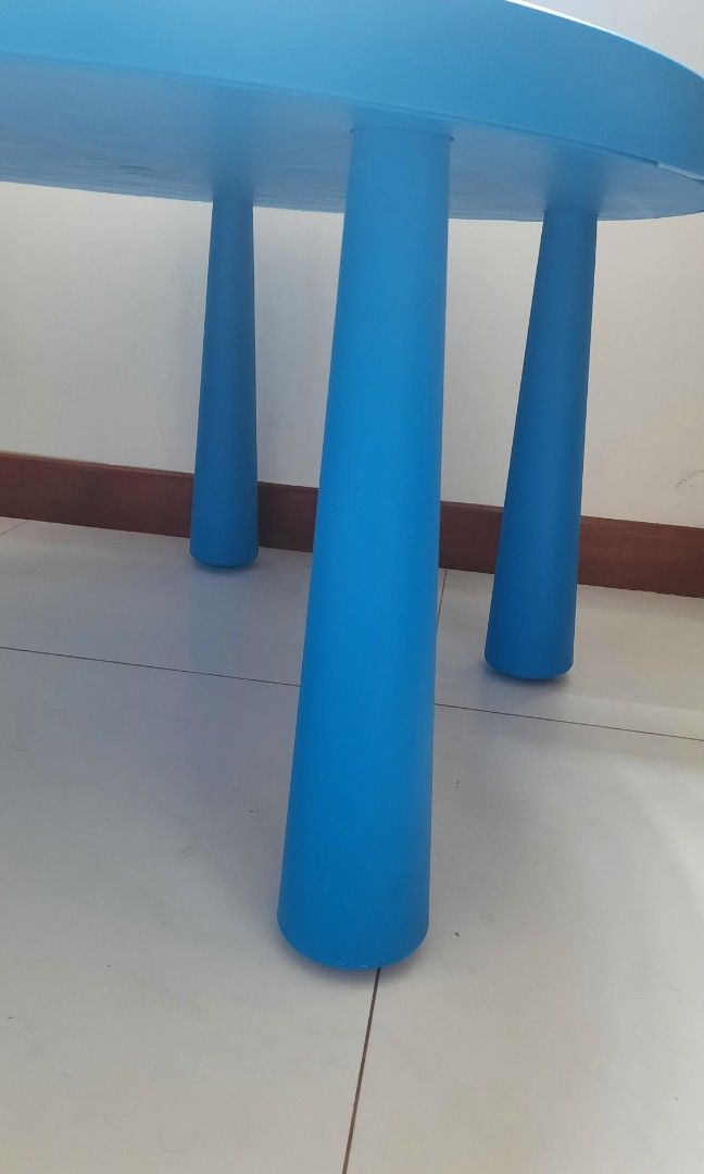 IKEA round study table, Furniture & Home Living, Furniture, Tables