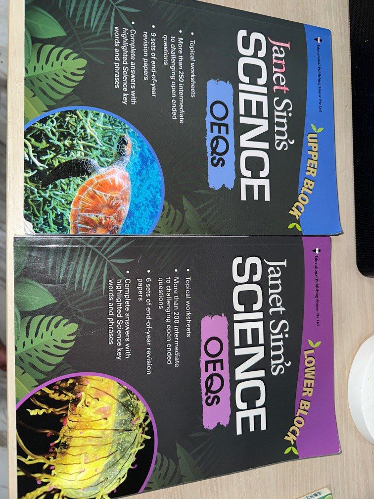 Janet Sim Science Janet Sim’s Science OEQs upper and lower block, Hobbies & Toys, Books ...