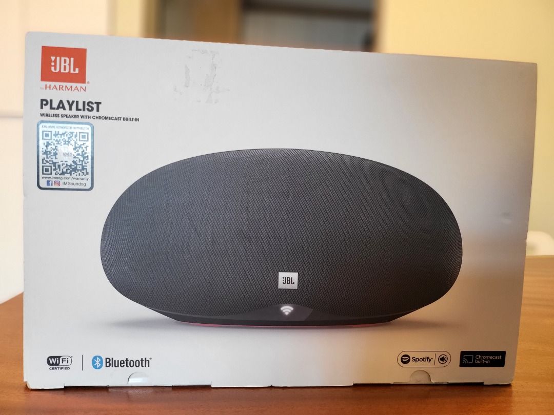 JBL Playlist Wireless speaker with Chromecast built in Audio