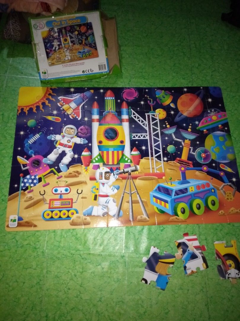 Jumbo floor puzzle, Bayi & Anak, Mainan & Baby Walker di Carousell