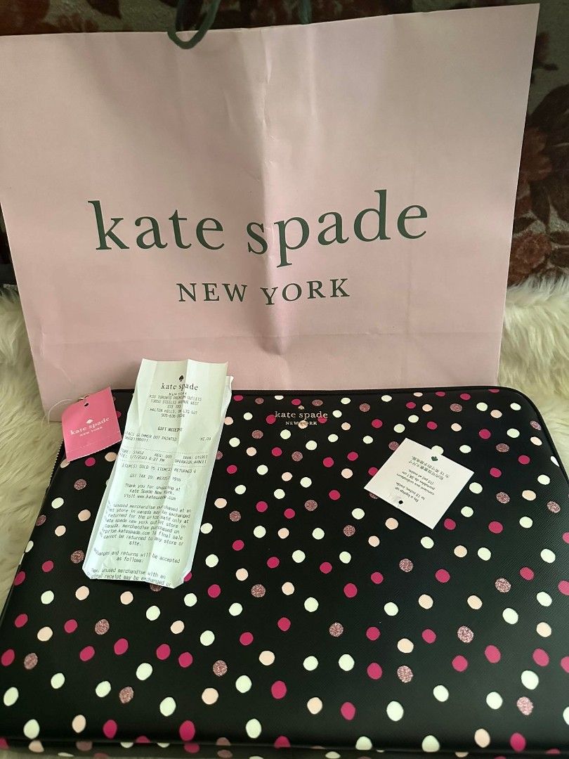 Kate spade laptop case, Luxury, Bags & Wallets on Carousell