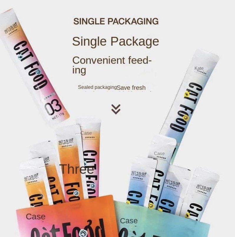 KATES Premium Cat Creamy Treat Cat Snack Kuching Stick Makanan Basah