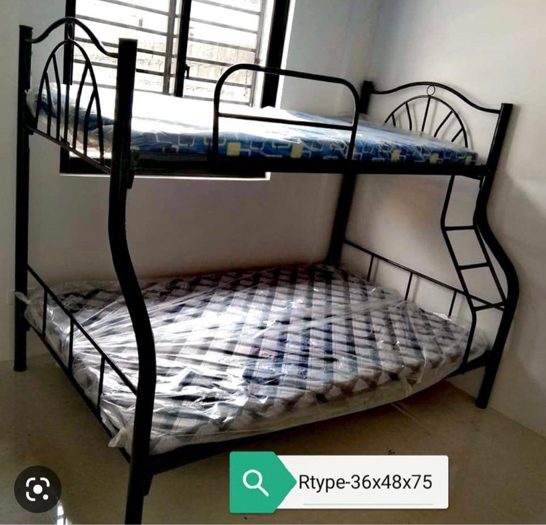 Katil bed double decker queen + single, Furniture & Home Living