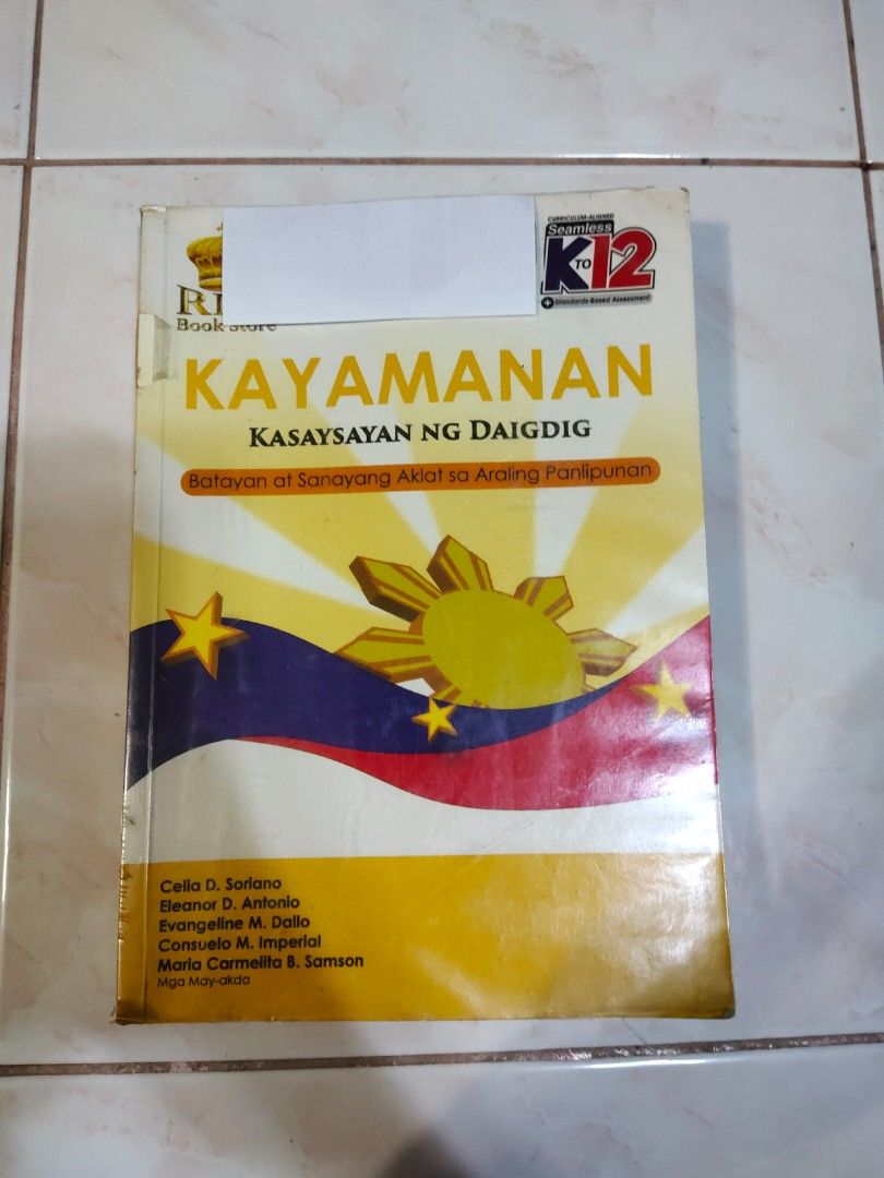 Kayamanan Kasaysayan Ng Daigdig Grade 8 Celia D Soriano Rex Book Store Hobbies And Toys Books 4478