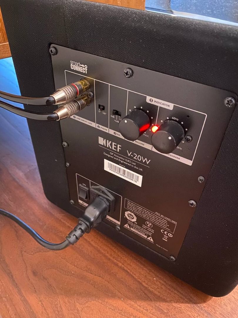 Kef v20w subwoofer discount