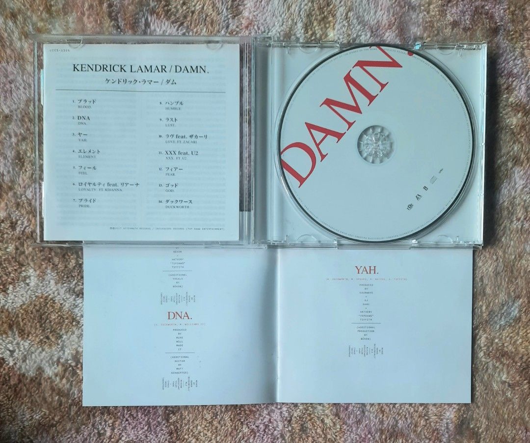 CD) Kendrick Lamar - DAMN., Hobbies & Toys, Music & Media, CDs & DVDs on  Carousell