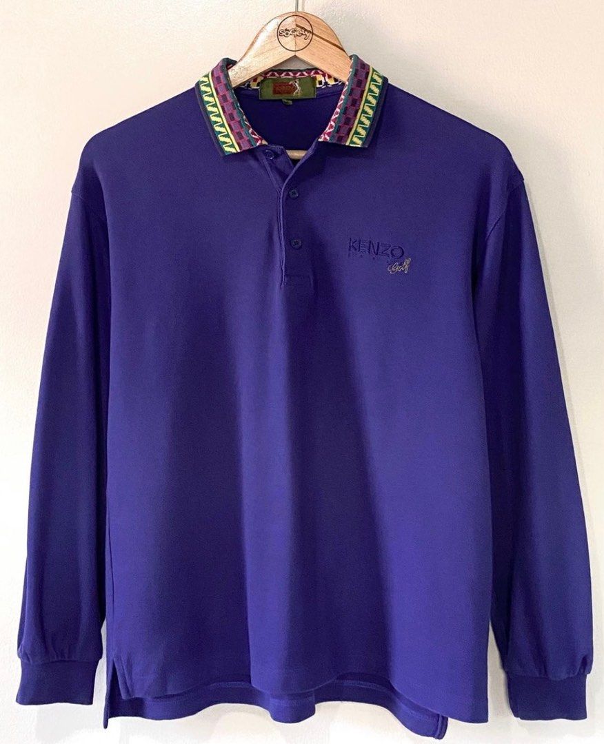 Kenzo polo long sleeve deals