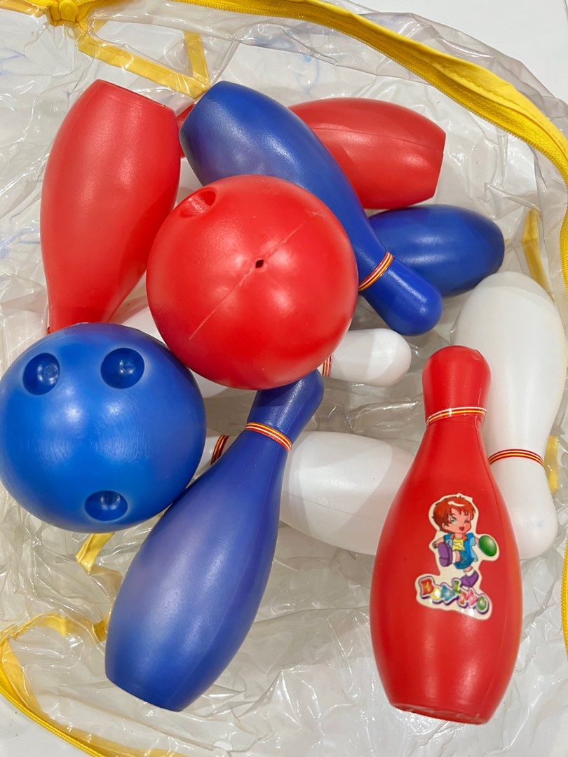 Kids bowling set (plastic), Hobbies & Toys, Toys & Games on Carousell