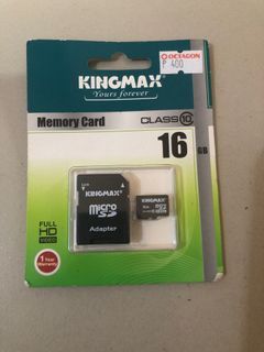 Kingmax memory card 16GB