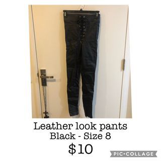 Leather pants