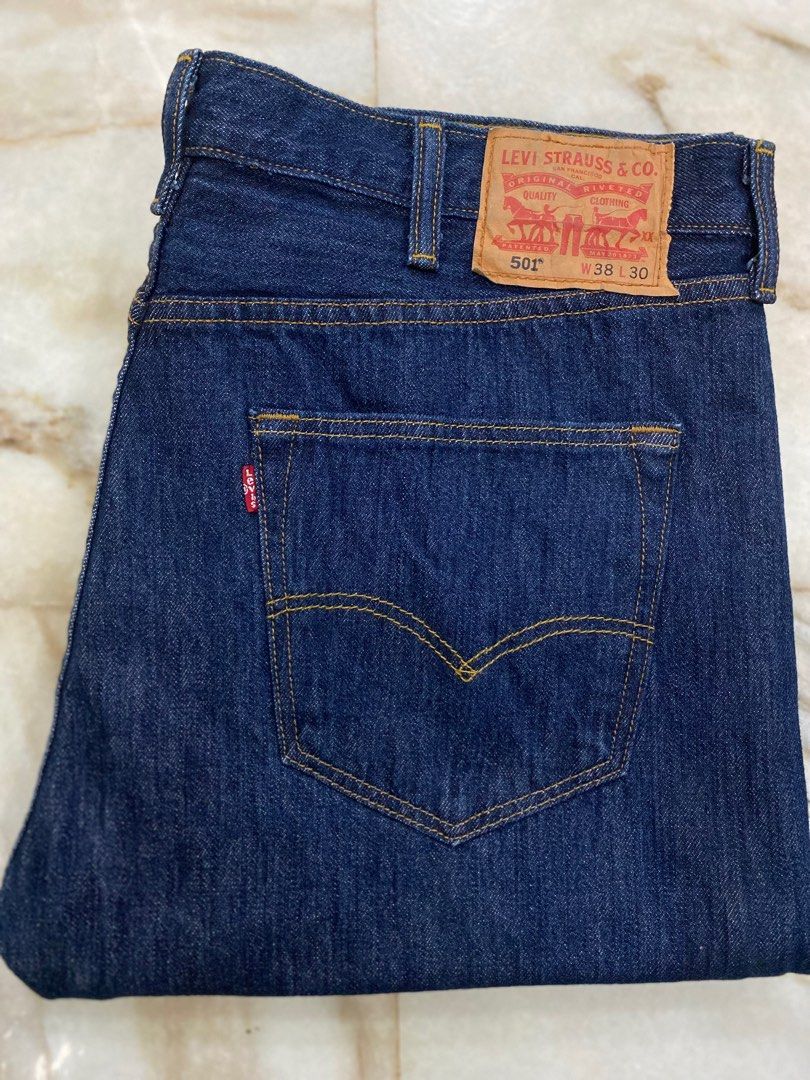 Levis 501 hot sale w38 l30