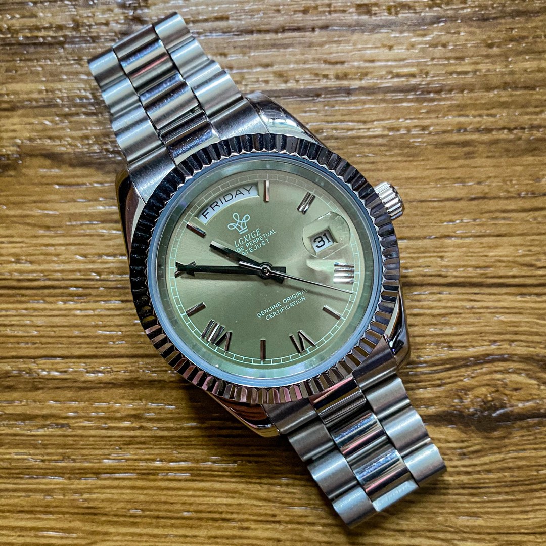 Day date homage watch on sale