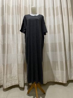 LONGDRESS JUMBO ABU PEKAT #GAMIS #LONGDRESS #BAJUMURAH