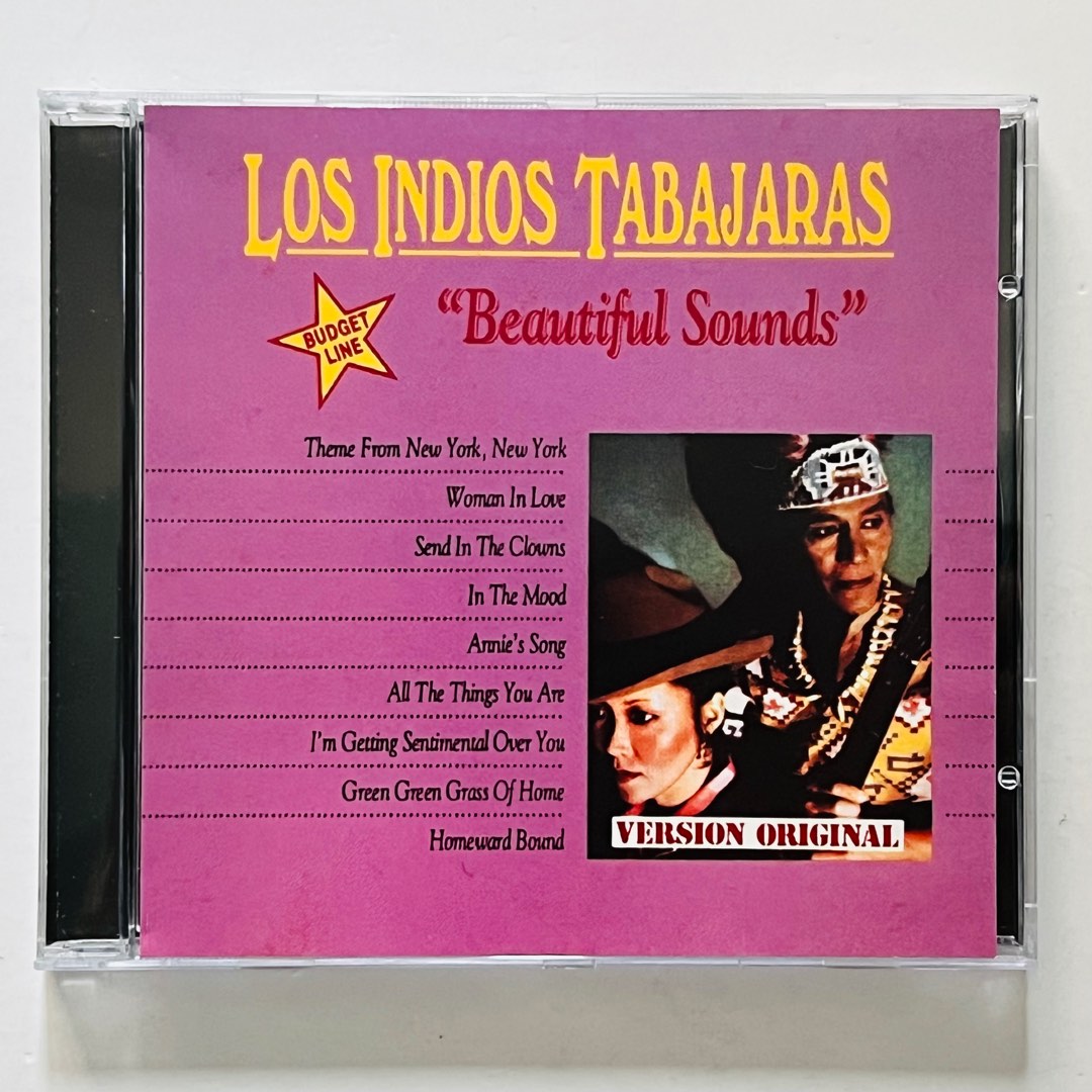 Los Indios Tabajaras Beautiful Sounds CD 美版, 興趣及遊戲, 音樂、樂器 & 配件, 音樂與媒體