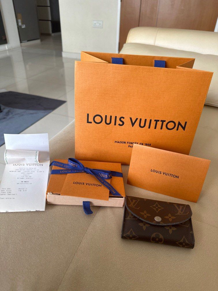 WELL LOVED, FULL SET W RECEIPT] Louis Vuitton Rosalie Coin Purse
