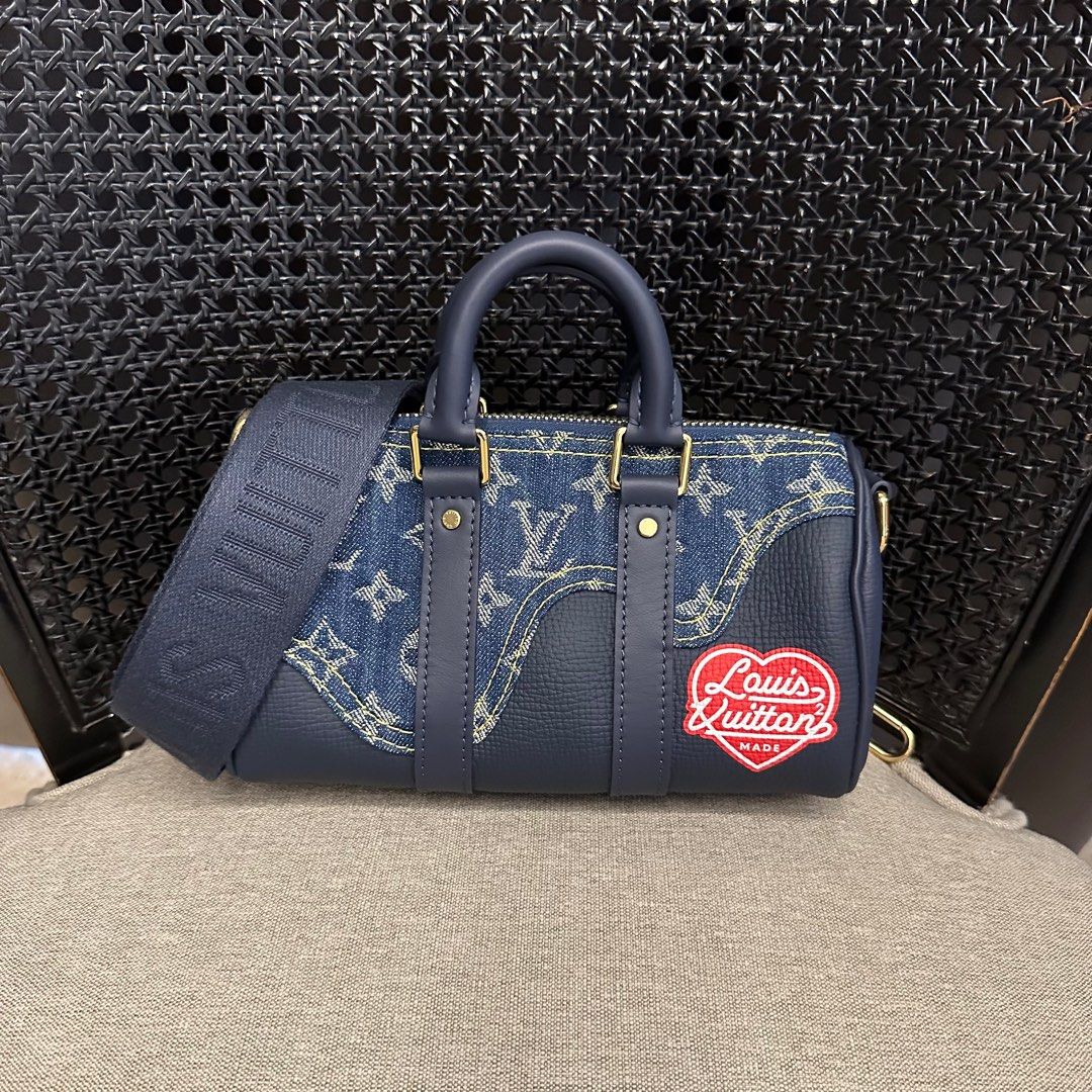 Louis Vuitton Keepall Bandouliere Bag Limited Edition Monogram Ink