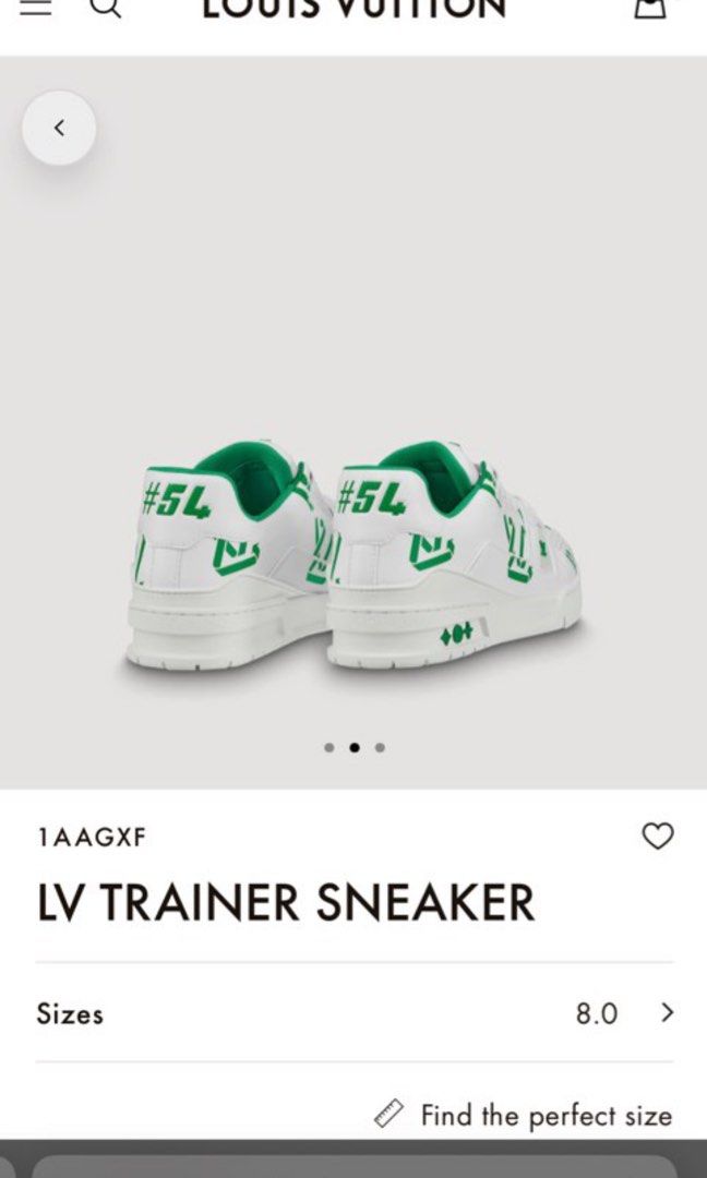 Louis Vuitton 1AAGXF LV Trainer Sneaker