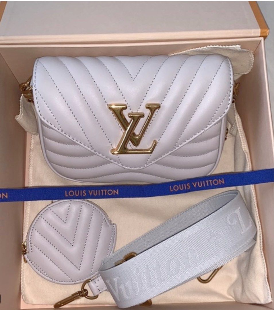 Tas Lv Louis Vuitton New Wave Multy Pochette Flap Sling Bag T41166
