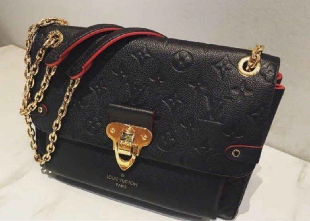Louis Vuitton Black Monogram Empreinte Leather Vavin BB Bag Louis