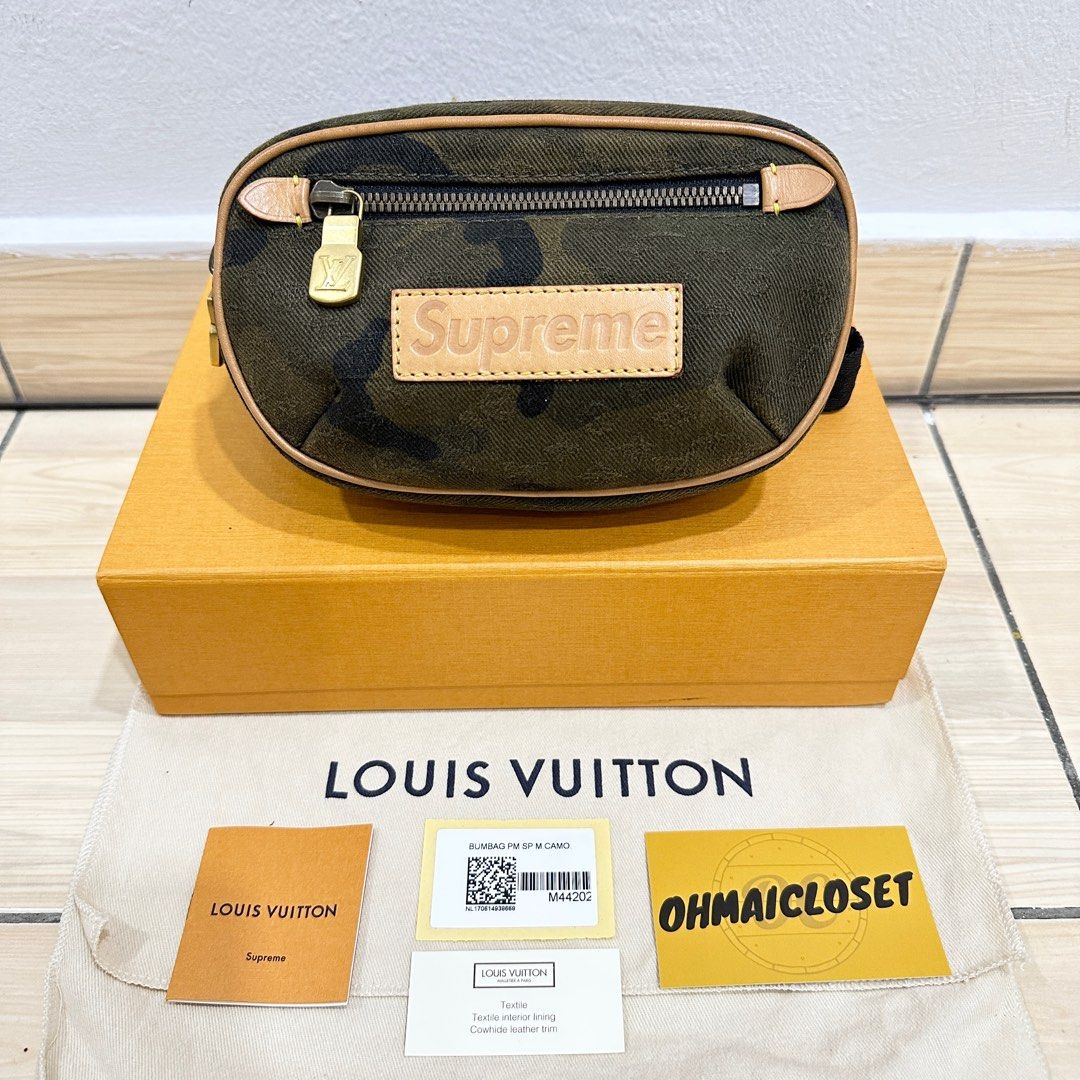 Louis Vuitton X Supreme Bumbag Monogram Camo PM Camo for Men