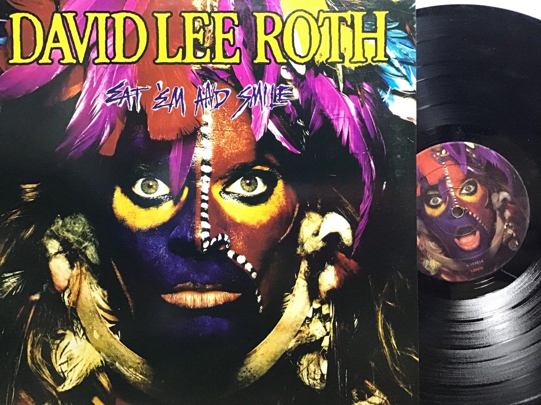 LP David Lee Roth - Eat em and Smile (Van Halen) (Steve Vai) OOP VINYL ...
