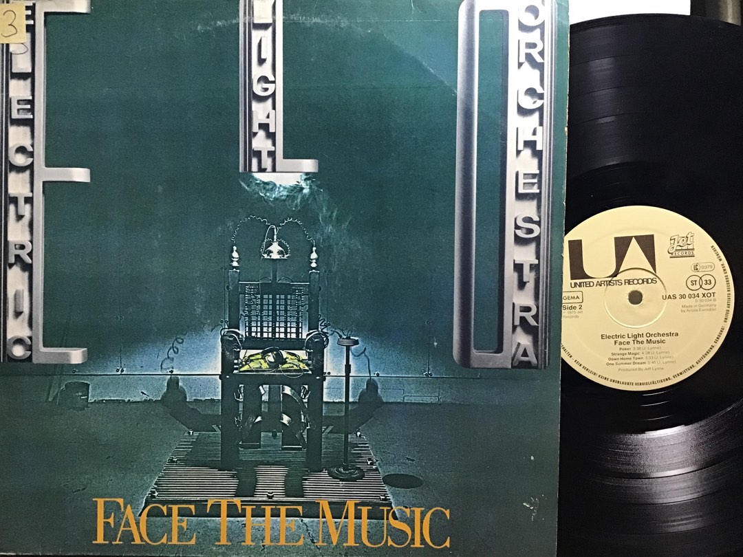 LP ELO Electric Light Orchestra ELO - Face the Music OOP VINYL RECORD ...