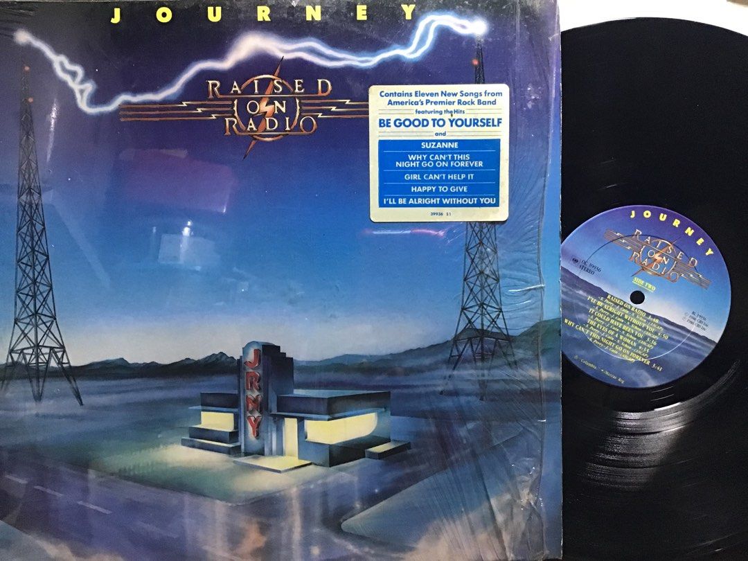 LP Journey - Raised on Radio OOP USA VINYL RECORD Anubis Piring Hitam Pop  Rock, Hobbies & Toys, Music & Media, Vinyls on Carousell