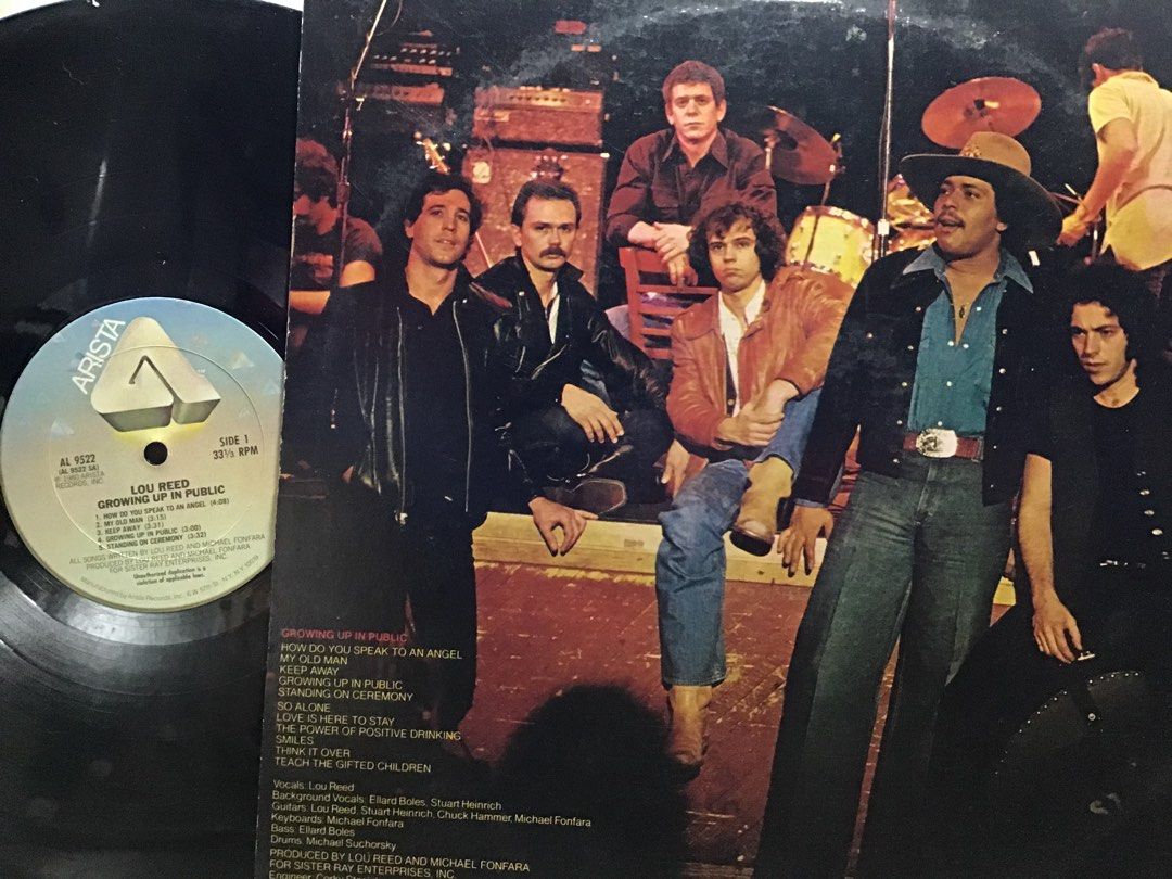 LP Lou Reed (Velvet Underground) Growing Up in Public OOP VINYL