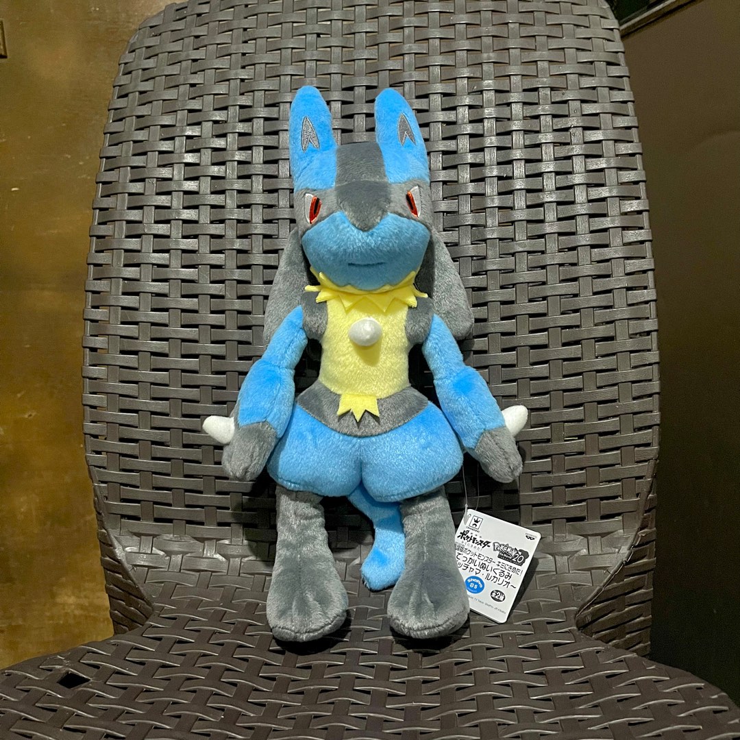 LUCARIO POKEMON, Hobbies & Toys, Toys & Games On Carousell