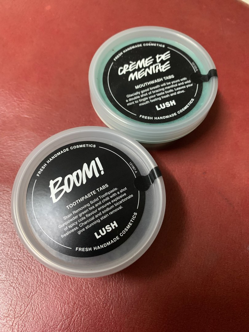 Lush Toothpaste and Mouthwash tabs, Beauty & Personal Care, Oral Care