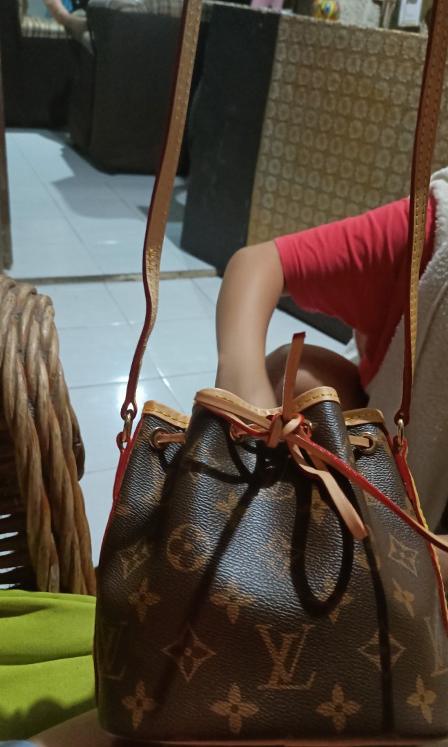 LV small bucket bag, Luxury, Bags & Wallets on Carousell