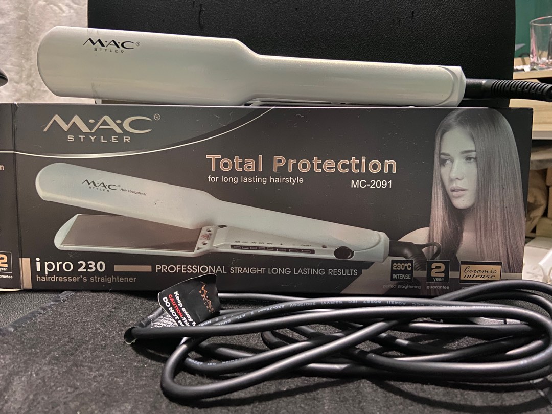 MAC Styler Hair Straightener Heavy Duty, Beauty & Personal Care, Hair