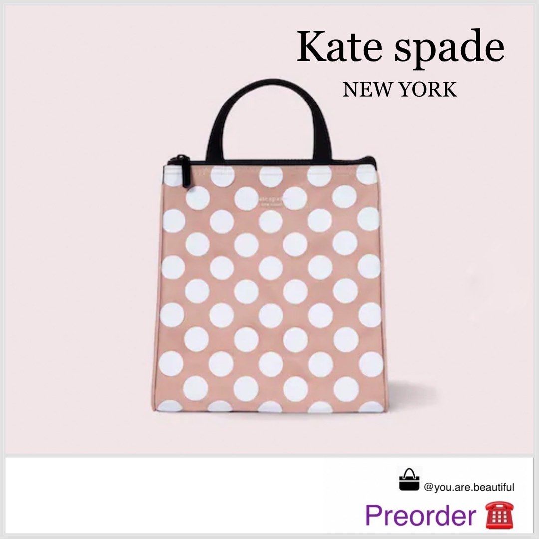 Markdown Kate Spade Jumbo Dot lunch bag in Pink, Furniture & Home Living,  Kitchenware & Tableware, Food Organisation & Storage on Carousell