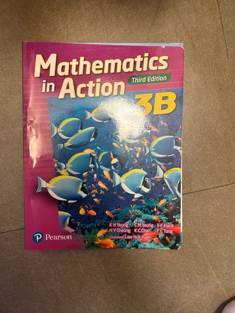 Mathematics in Action 3A 3B textbook and workbook, 興趣及遊戲, 書本 & 文具, 教科書 ...