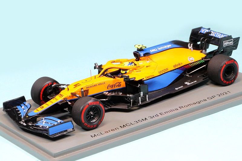 未開封新品 スパーク 1/43 Mcaren MCL 35M 3rd Emilia Romagna GP 2021