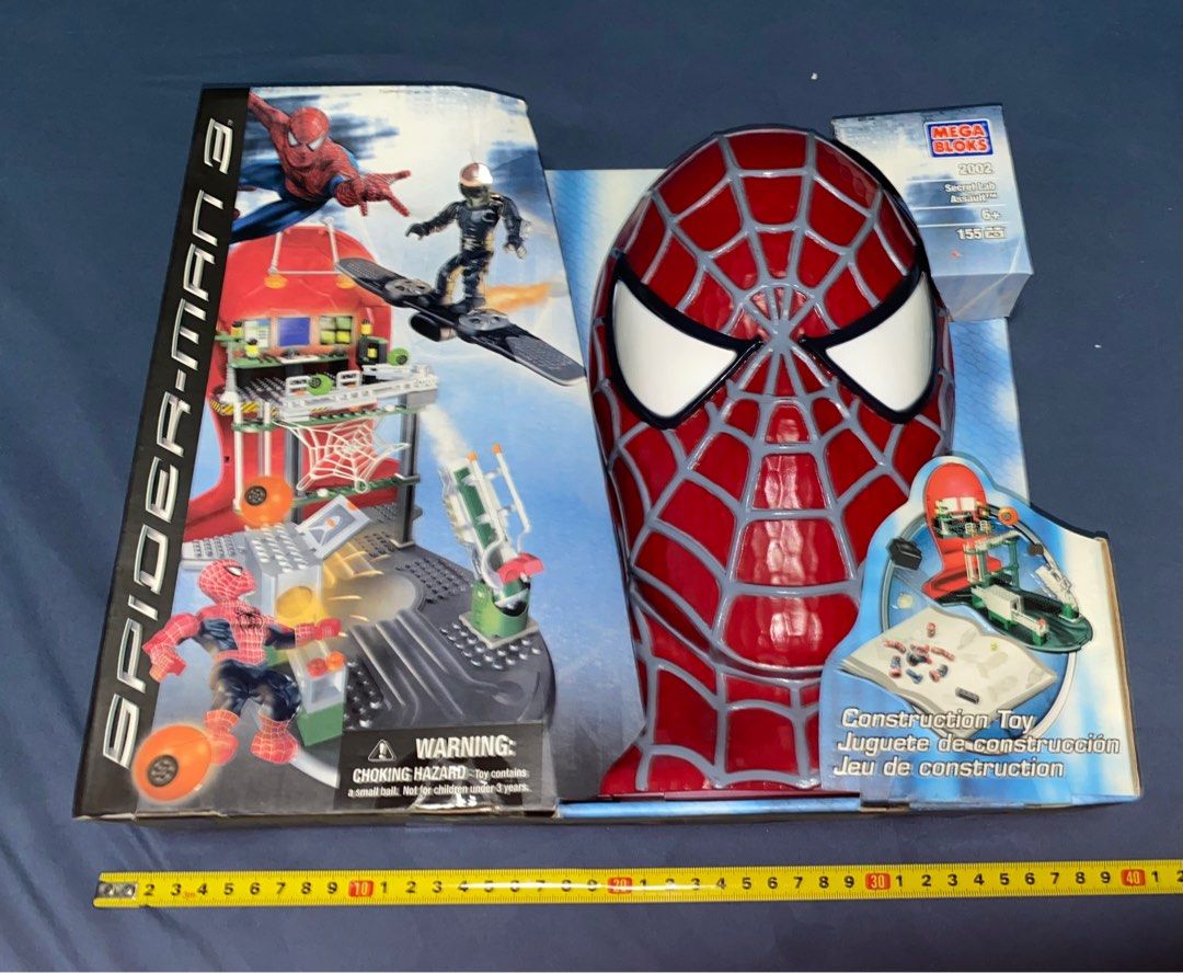 Mega bloks 2007 Spider man 3 Spider Man vs Venom 70 Secret Lab Assault 70 both at 130