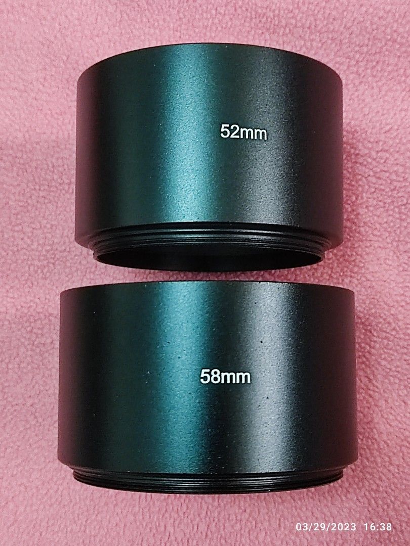 Metal Lens Hood, Camera Filter Screw in Mount on Carousell