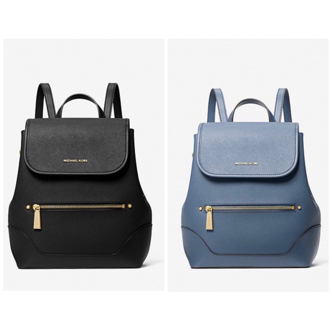 Michael Kors Harrison Medium Saffiano Leather Backpack