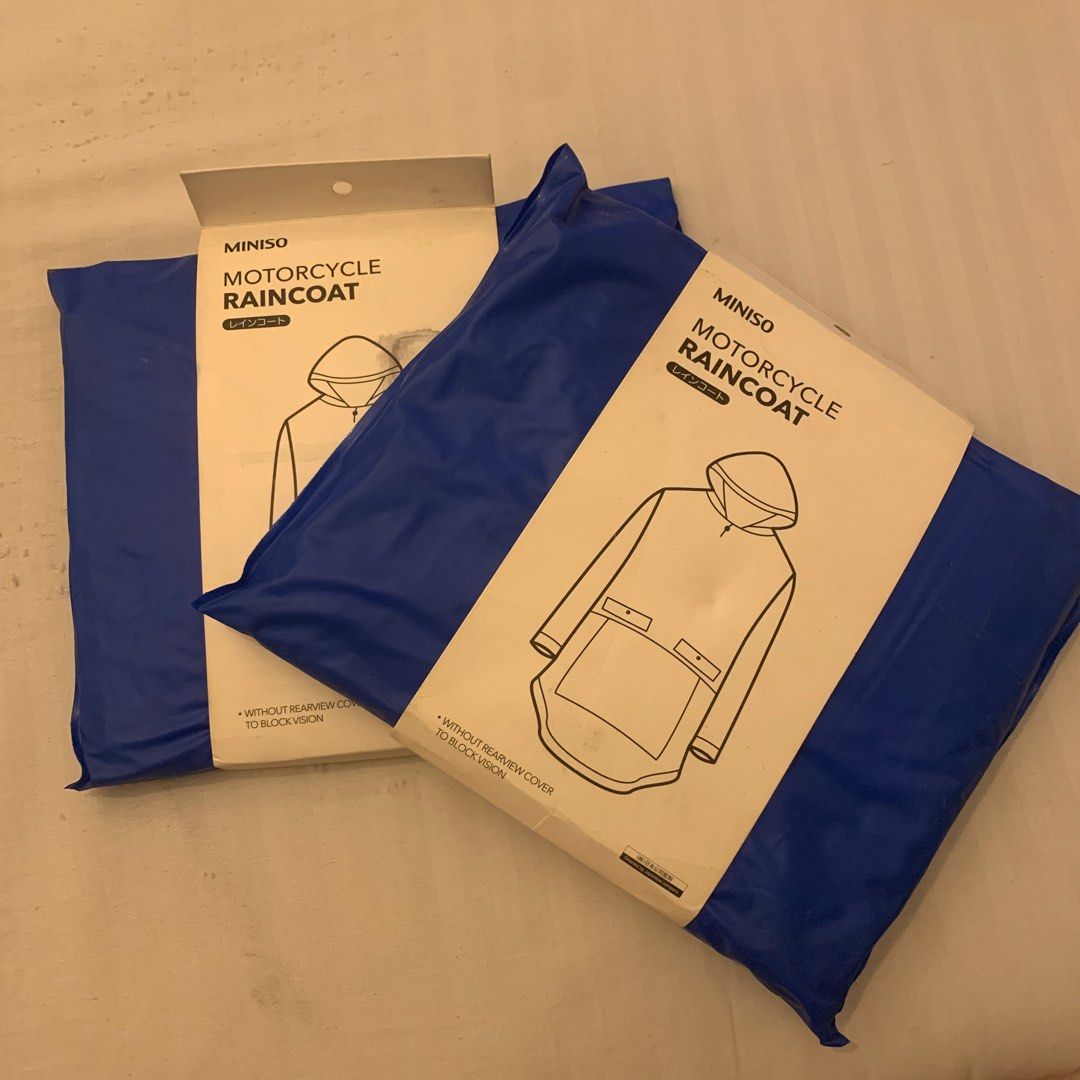 Miniso Motorcycle Raincoat Men s Fashion Coats Jackets and