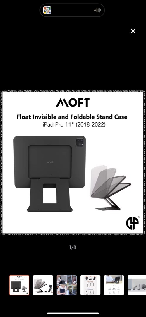 MOFT Float Invisible and Foldable Stand Case iPad Pro 11