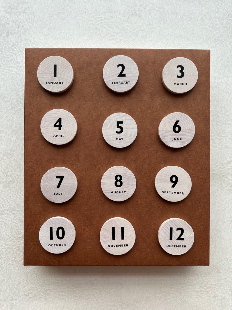 Moon Picnic Perpetual Calendar for Kids, Babies & Kids, Baby Nursery