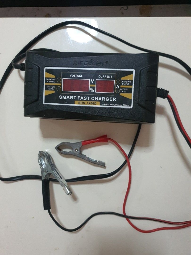 Motorcycle Smart Battery Charger, Motorcycles, Motorcycle Accessories on Carousell