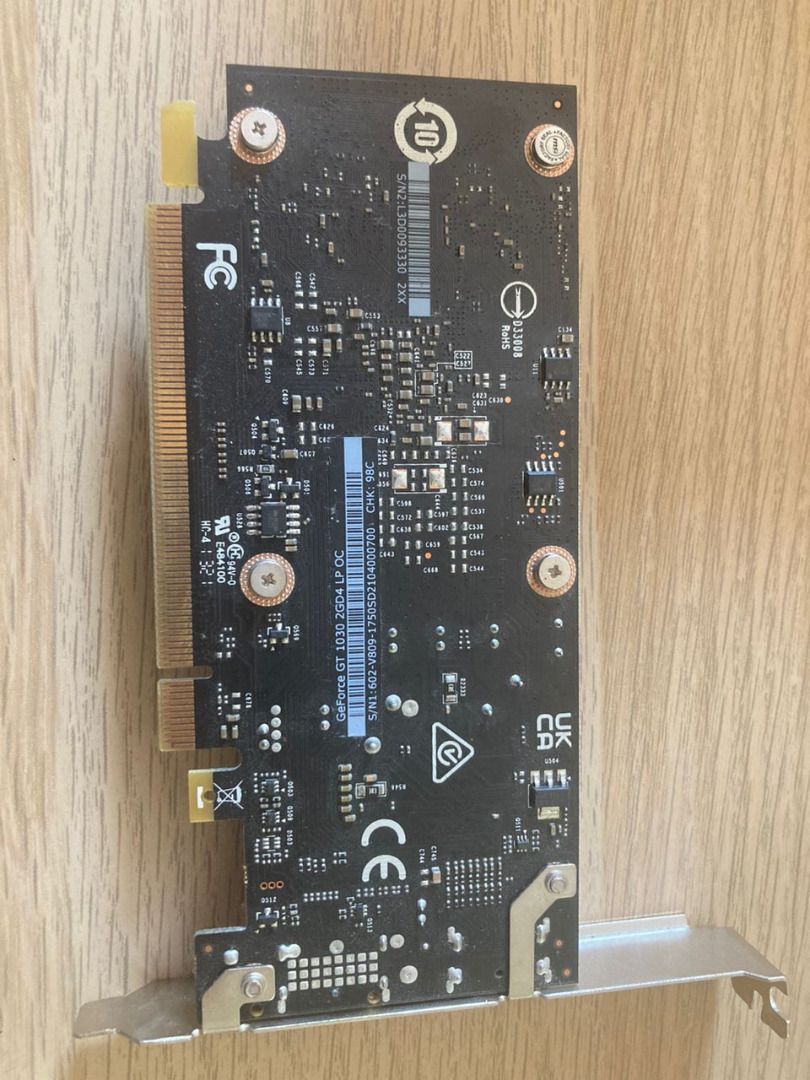 Msi gt 1030 low profile outlet