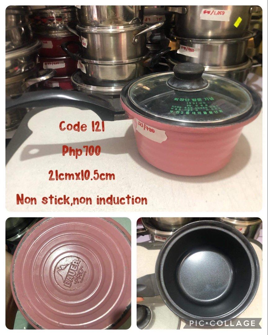 Neoflam Happy Call Tefal Germany nonstick (Category: Cookware & Accessories) located in Manila. Submitted by akotisay (Listing ID 1224243988, Image 1). Description: ‼️NEE ARRIVAL‼️BRANDED‼️ Colored Sauce Pan COOKWARE Surplus From Japan | England | Korea ✔️ 2nd hand po ito ✔️ bawal sa maselan ✔️ actual photo already posted ✔️ Payment first ✔️ NO COD How to MINE? 1. COMMENT “MINE” 2. PM screenshot of the items 3. PM your “DETAILS” NAME, DELIVERY AD
