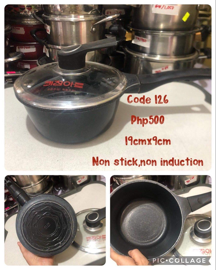 Neoflam Happy Call Tefal Germany nonstick (Category: Cookware & Accessories) located in Manila. Submitted by akotisay (Listing ID 1224243988, Image 3). Description: ‼️NEE ARRIVAL‼️BRANDED‼️ Colored Sauce Pan COOKWARE Surplus From Japan | England | Korea ✔️ 2nd hand po ito ✔️ bawal sa maselan ✔️ actual photo already posted ✔️ Payment first ✔️ NO COD How to MINE? 1. COMMENT “MINE” 2. PM screenshot of the items 3. PM your “DETAILS” NAME, DELIVERY AD