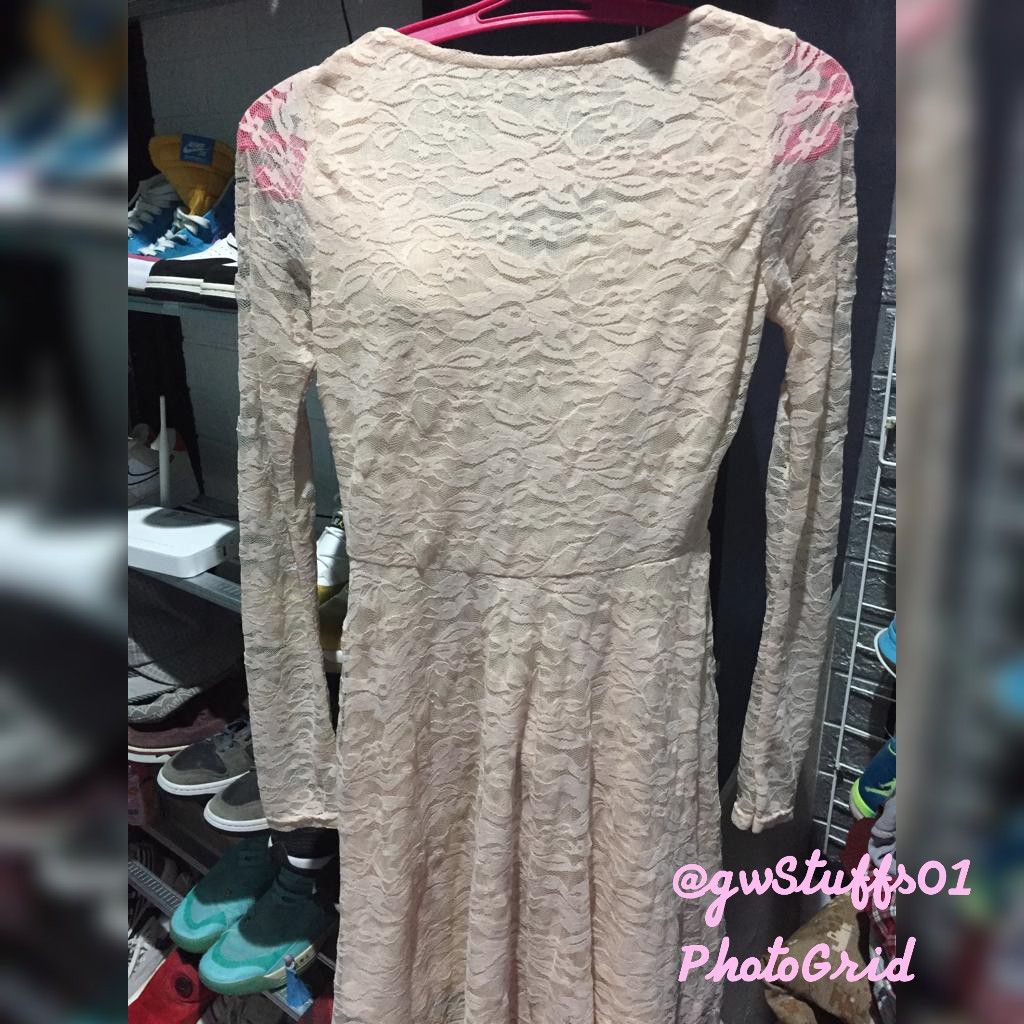 NEW Dress Brukat Warna Coksu, Fesyen Wanita, Pakaian Wanita, Gaun & Rok