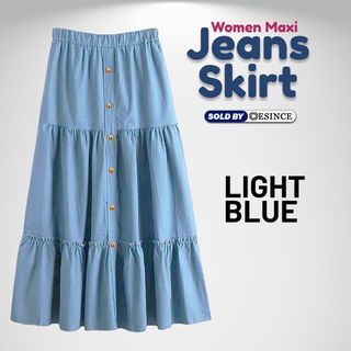 New Jeans/Denim skirt light blue