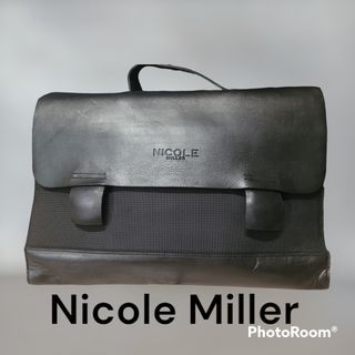 NICOLE MILLER GENUINE LEATHER LAPTOP/DOCUMENT BAG