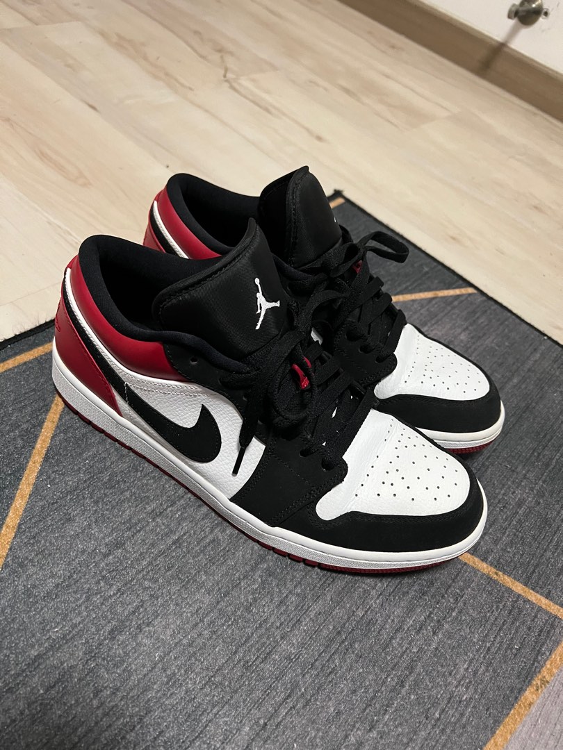 jordan 1 low black toe